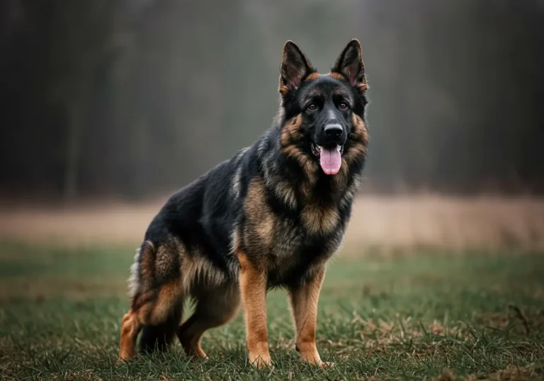 German Shepherd dog, loyal and intelligent breed